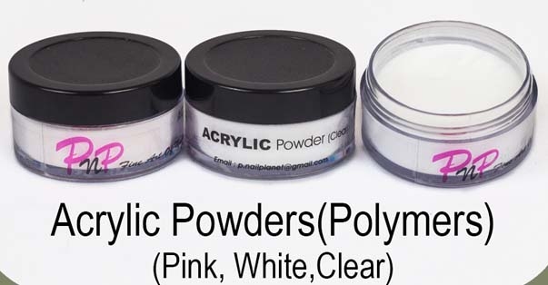 Acrylic Powder (Polymer) (Pink, Clear, White)